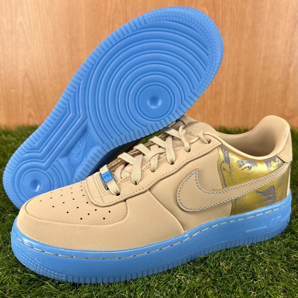 Nike Air Force 1 Low Kobe Bryant Linen (GS) IQ4936-200 Grade School Size 5.5Y